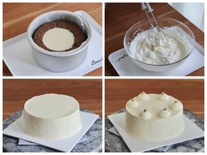 黑芝麻椰奶凝酪蛋糕-博世烤箱的做法 步骤8