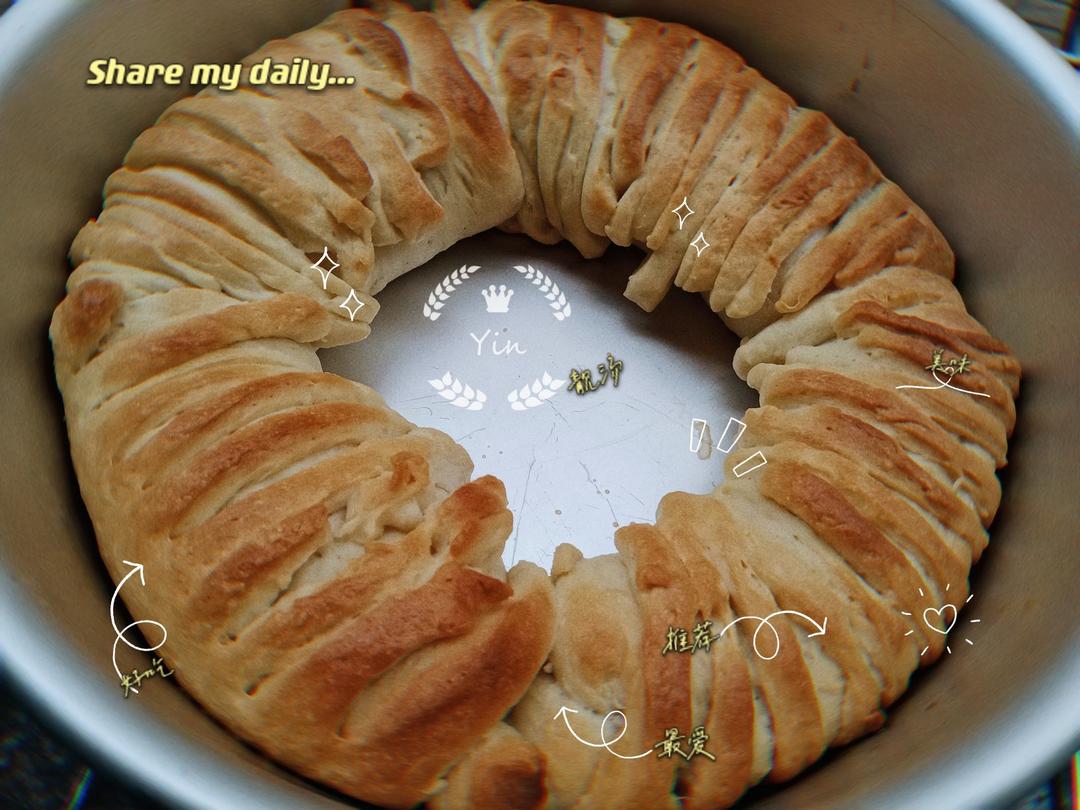 拉丝柔软会发光的毛线球面包