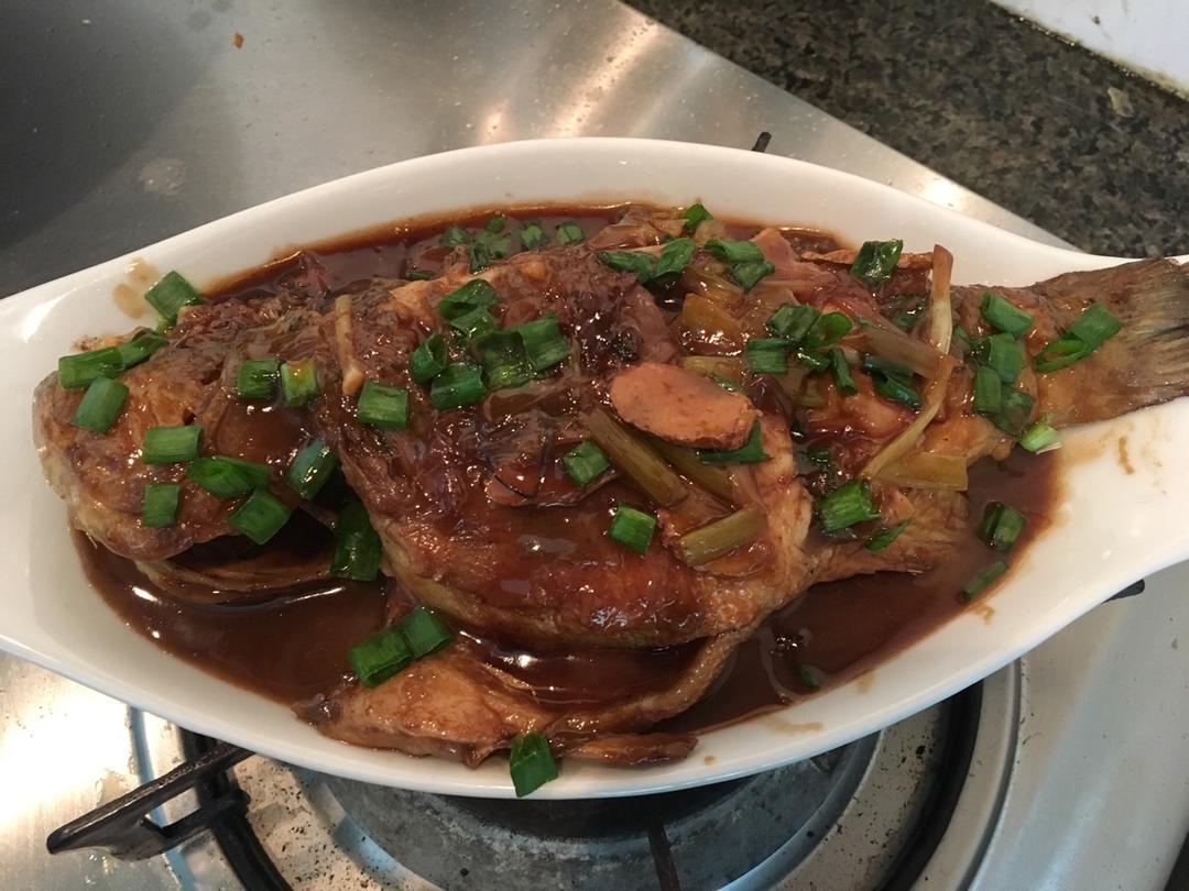 蜜汁煎烧鱼