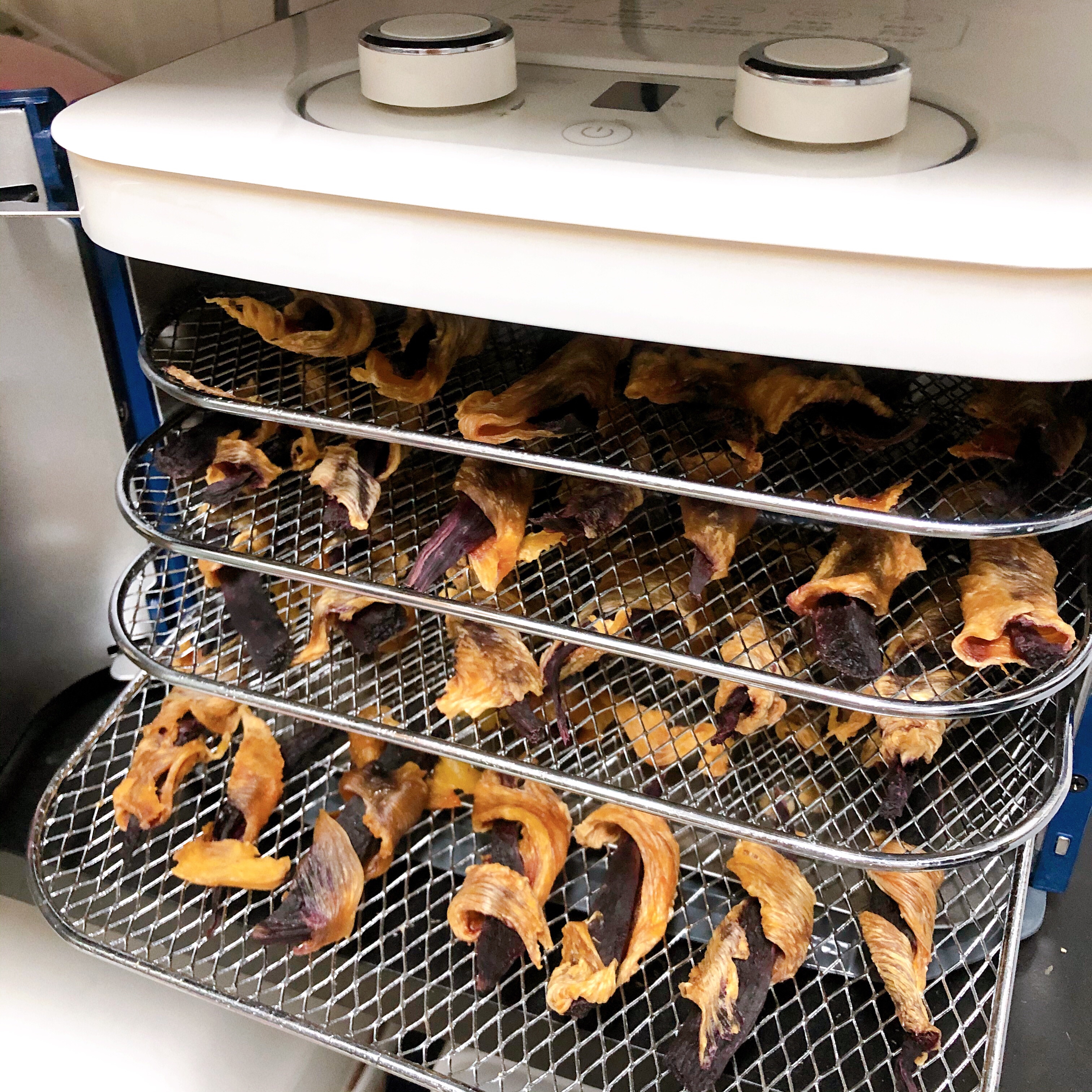 自制宠物零食紫薯（胡萝卜）鸡胸肉卷的做法