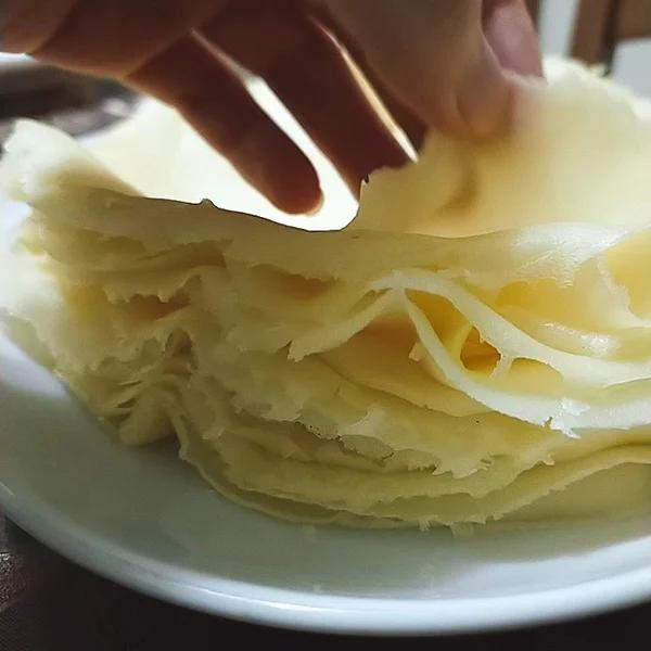零基础做芒果千层蛋糕（8寸）