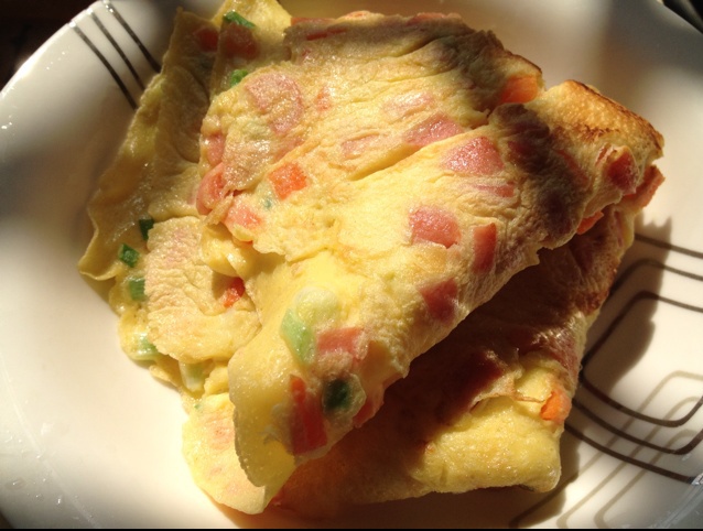 葱花鸡蛋饼