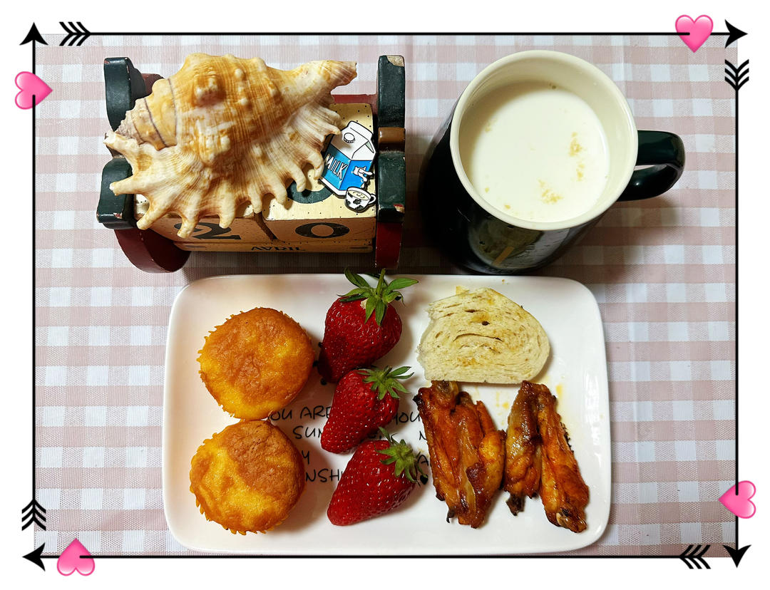 孩子学生上学早餐打卡进行中(第二贴）🍛🥛～