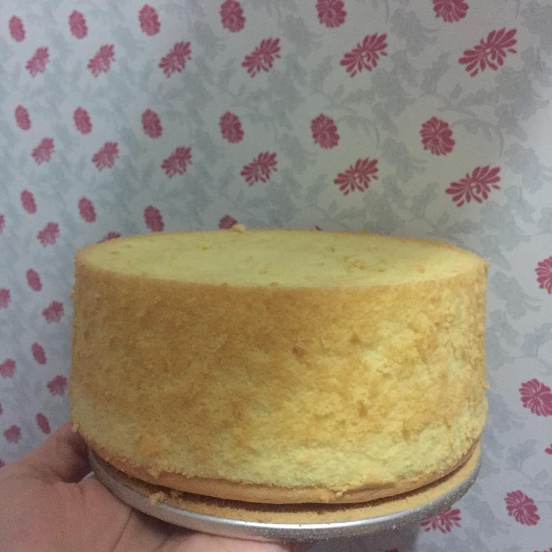 6寸原味戚风蛋糕