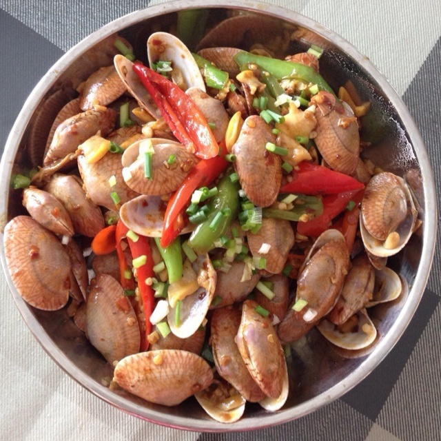 辣炒花蛤