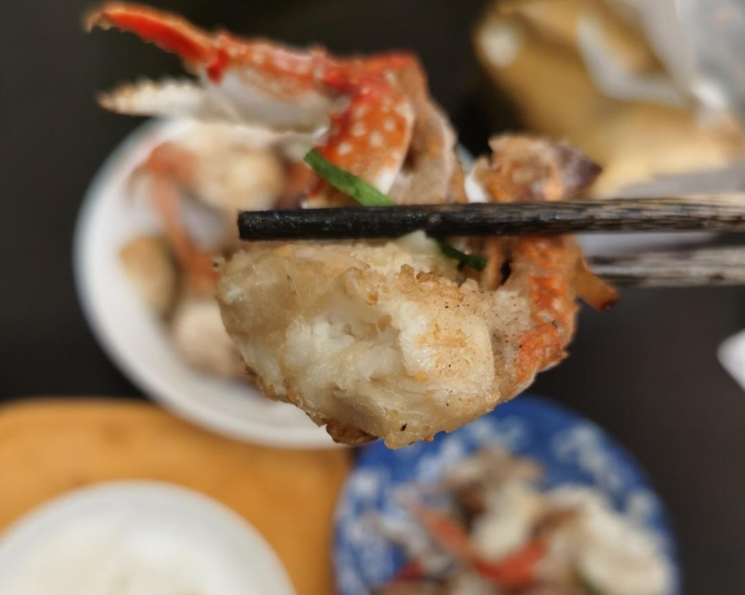 外酥里嫩多汁葱姜梭子蟹