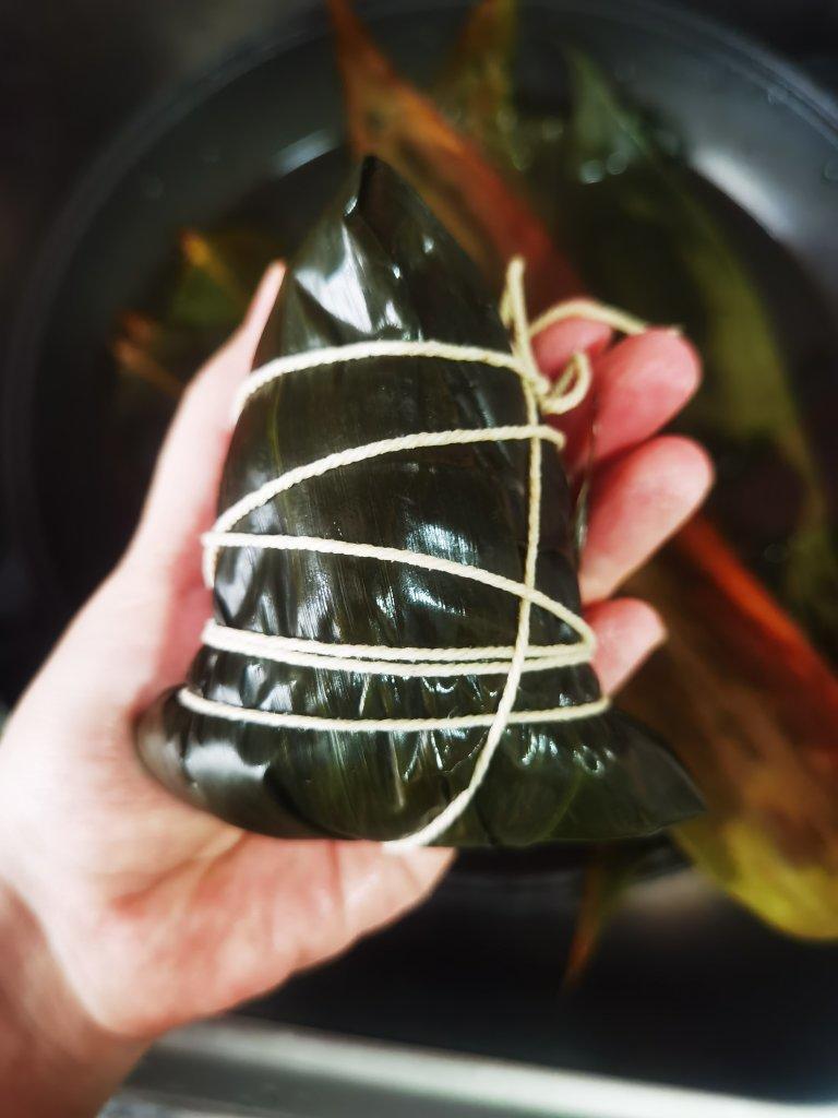 四角长粽子的包法（有视频）