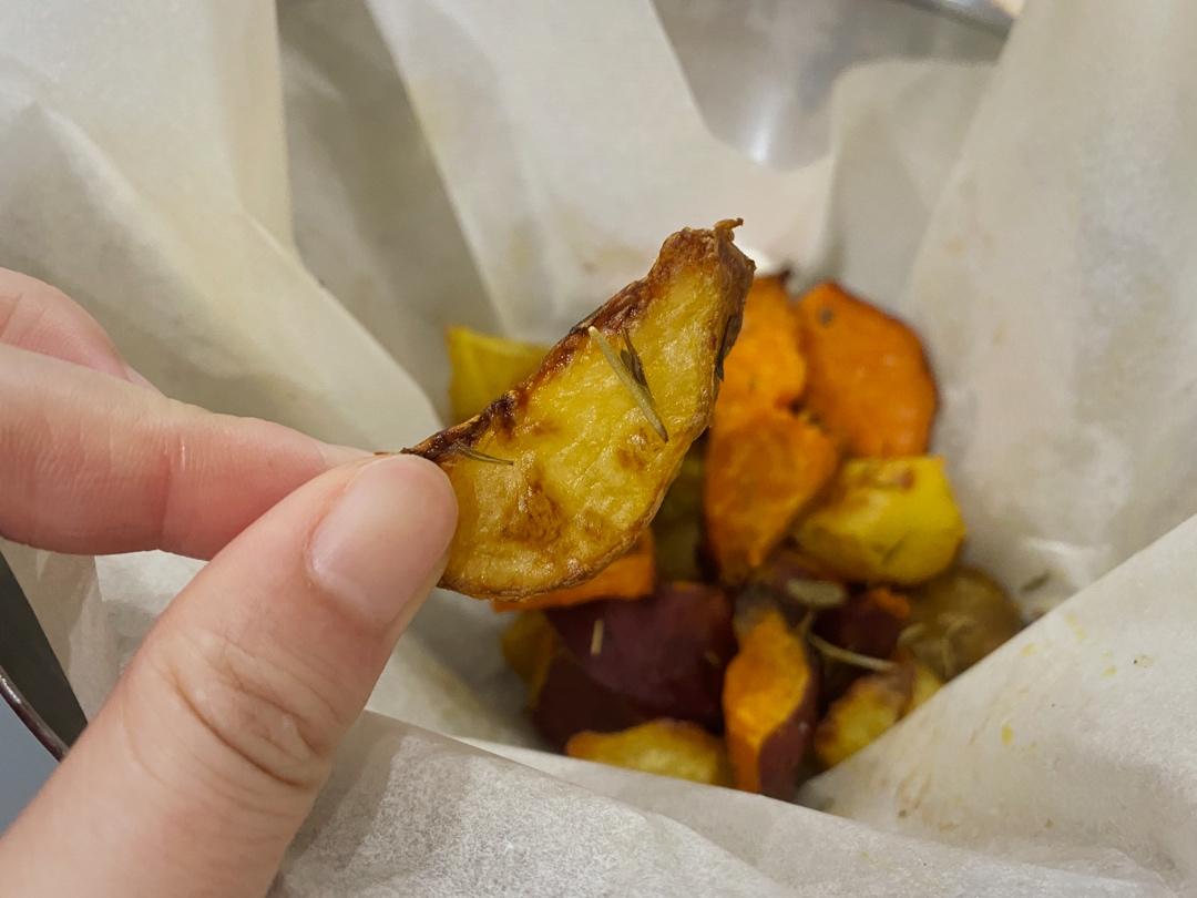 从此放弃油炸🥔烤杂蔬（土豆，红薯，藕片...）