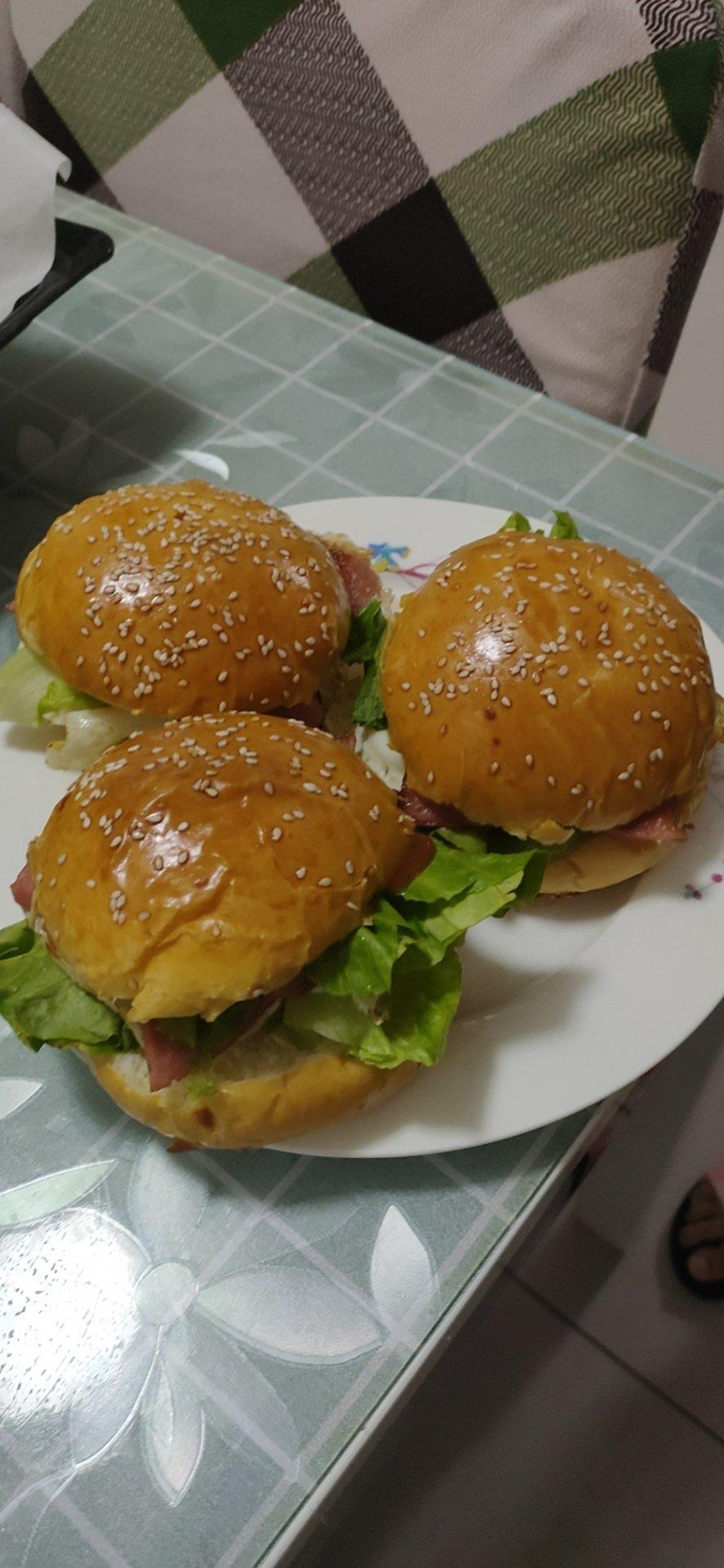 松软汉堡包胚