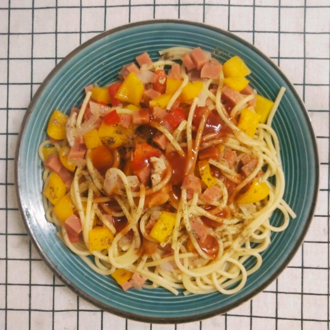 简易意大利面做法