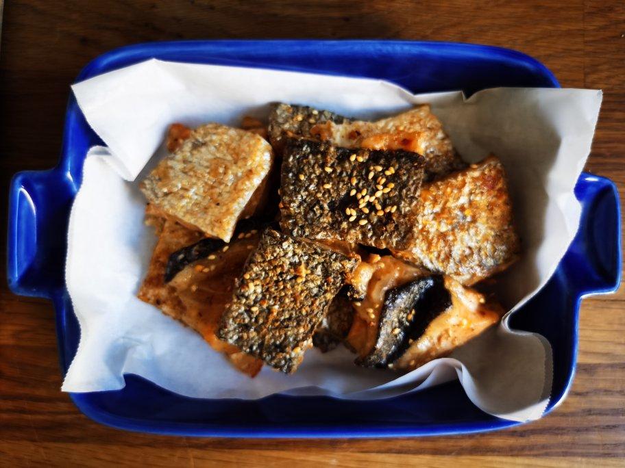 烤三文鱼皮（烤箱版）