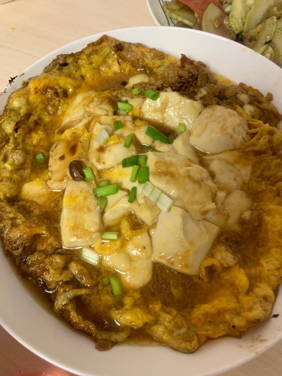 无敌诱人巨下饭鸡蛋抱豆腐