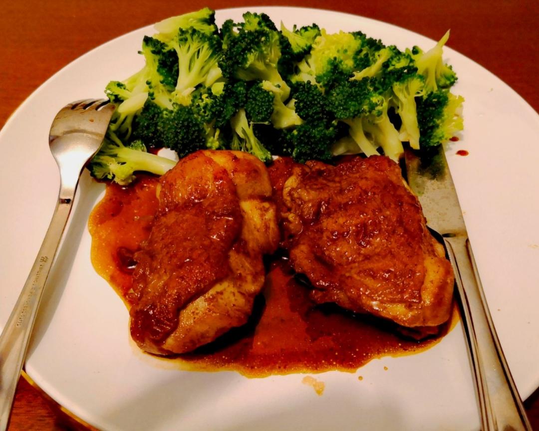 黑椒啤酒鸡腿的做法