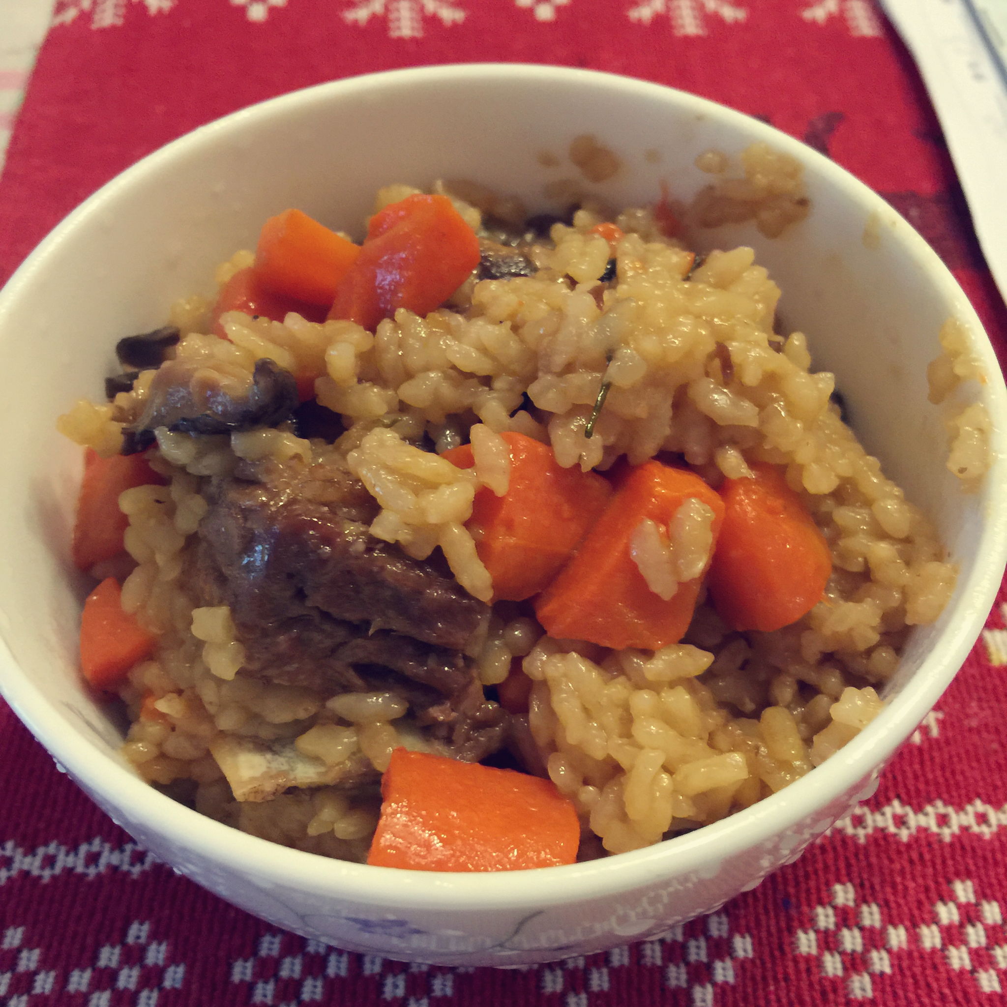 喷香排骨焖饭（爆好吃）