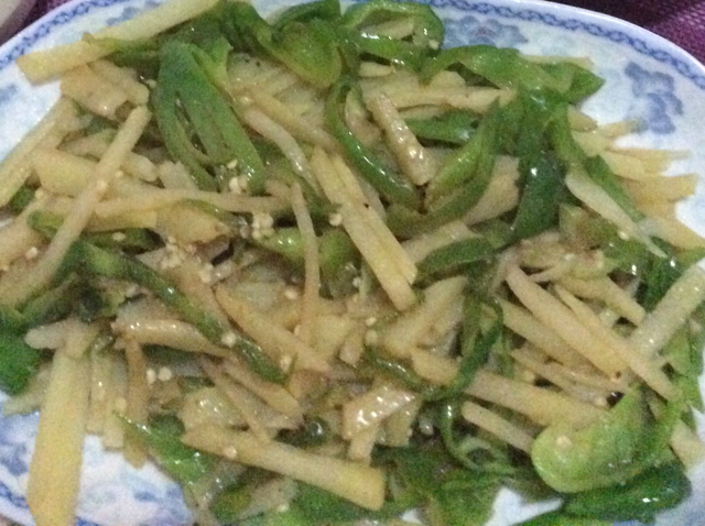 青椒土豆丝