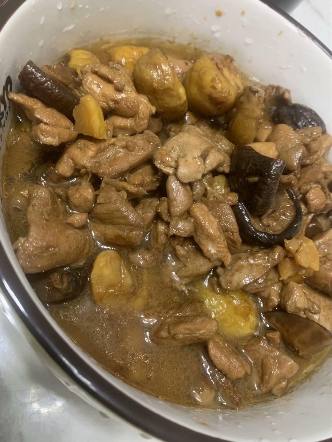 【栗子烧鸡】鸡肉都给你吃，栗子归我~