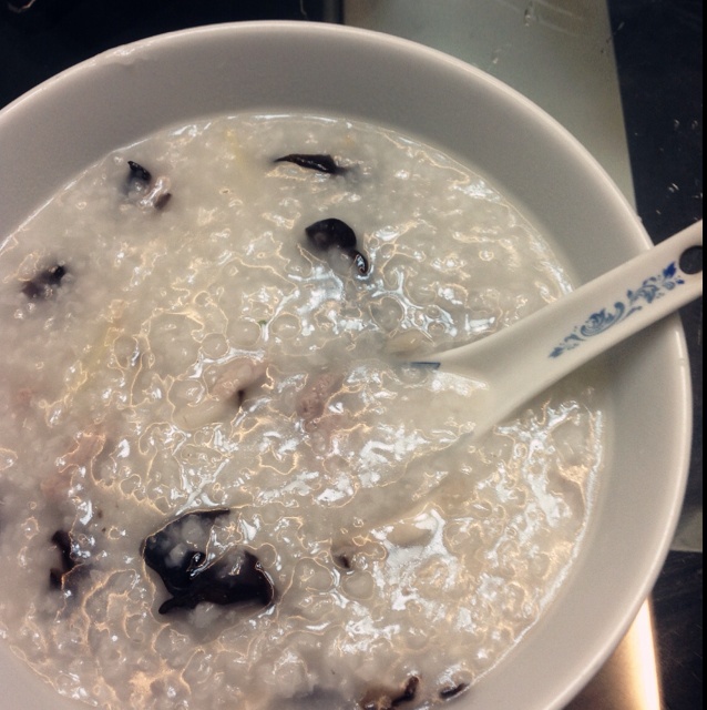 香菇瘦肉粥
