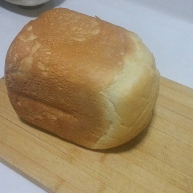 超级好吃的原味面包（面包机版）