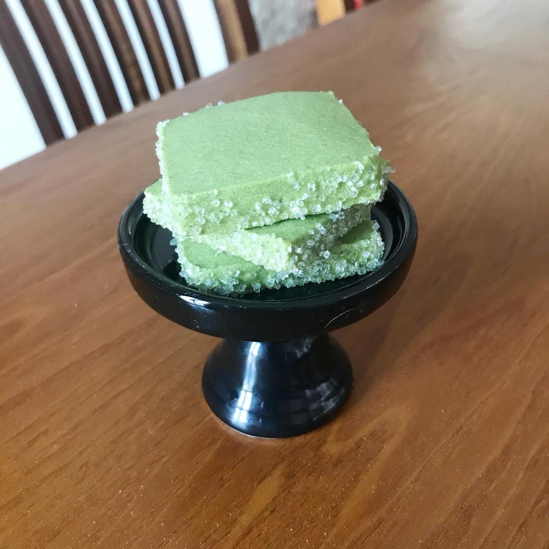 微苦抹茶沙布列酥饼