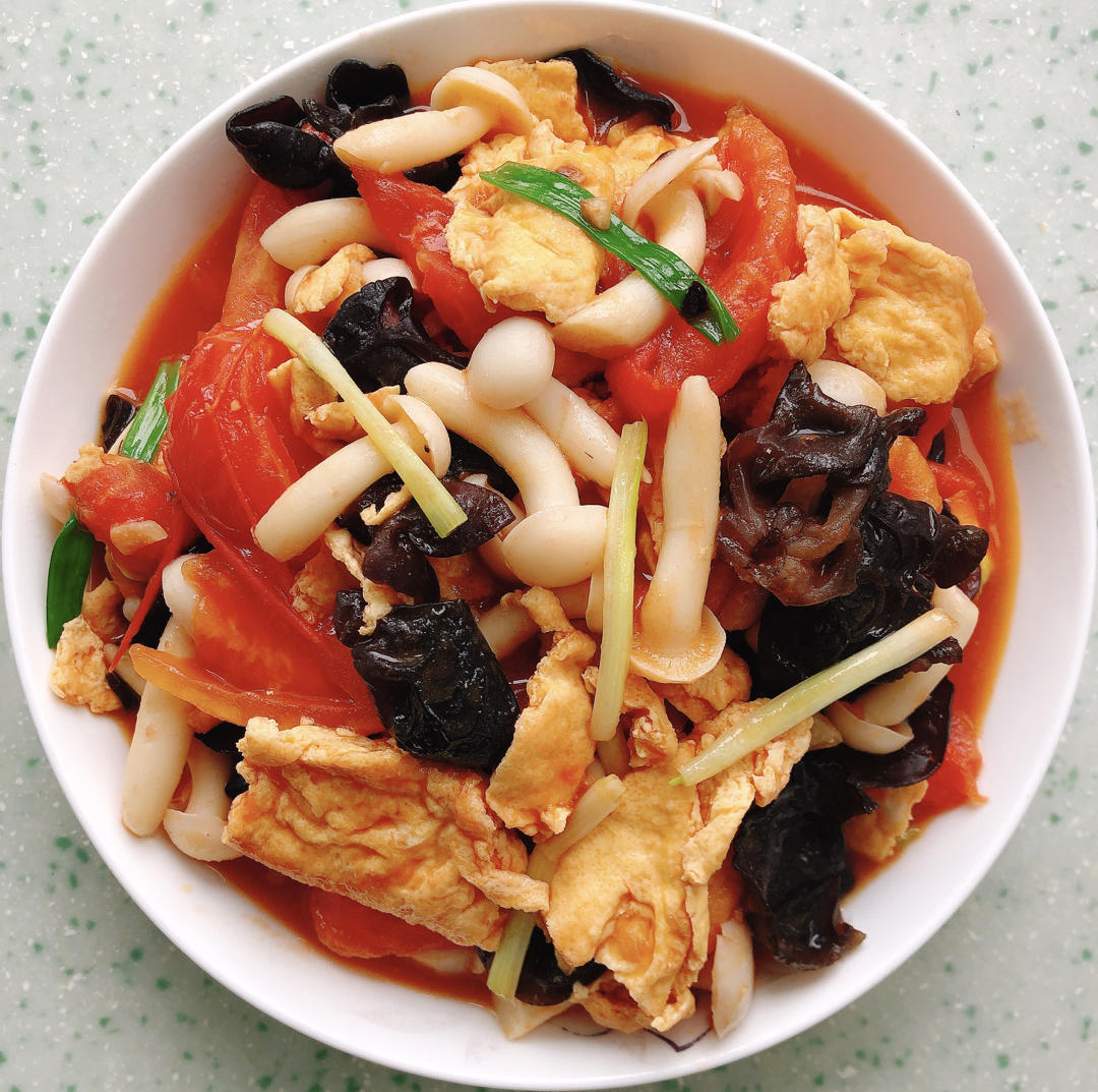 黑木耳番茄炒鸡蛋