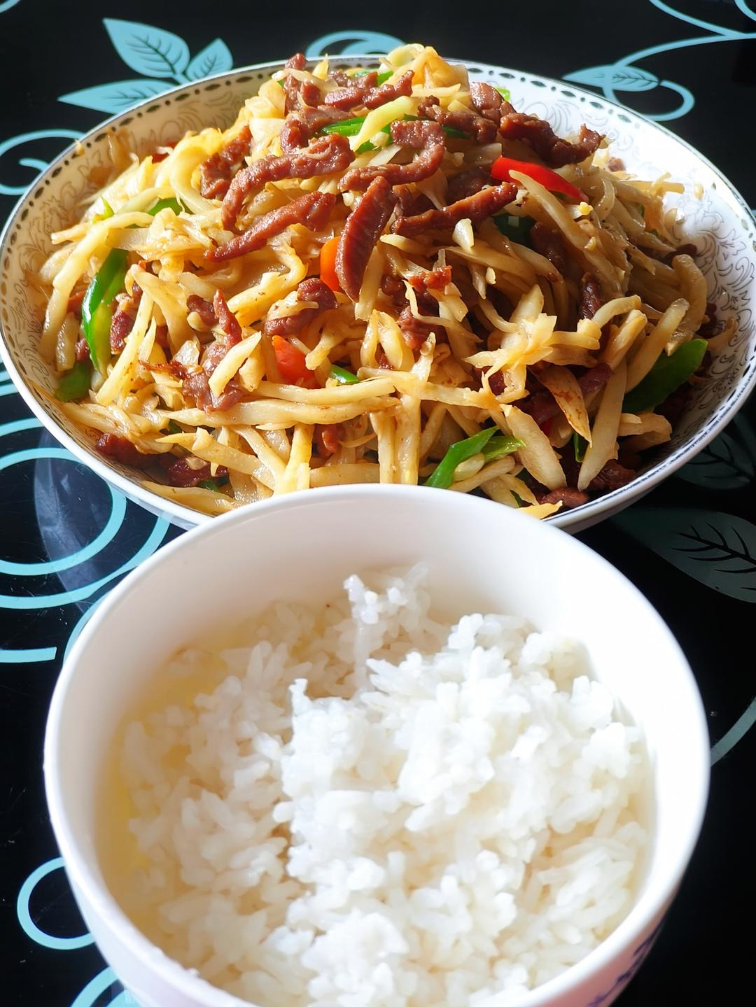 低卡茭白牛肉丝