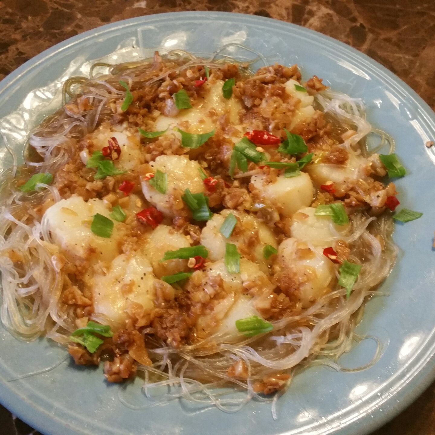 蒜蓉粉丝蒸扇贝
