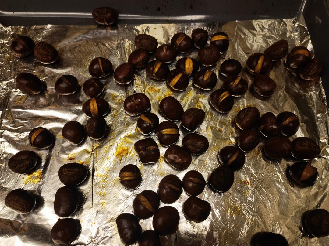 ‼️香甜软糯‼️轻松好剥㊙️烤箱版糖炒栗子