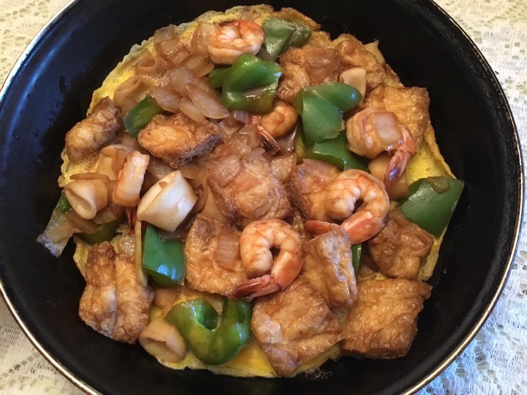 浓汁海鲜日本豆腐烧－视频【没牌子】