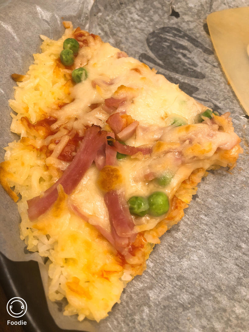 剩米饭的华丽转身-米饭披萨