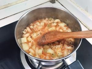 【素食主义】时蔬番茄意面汤的做法 步骤10