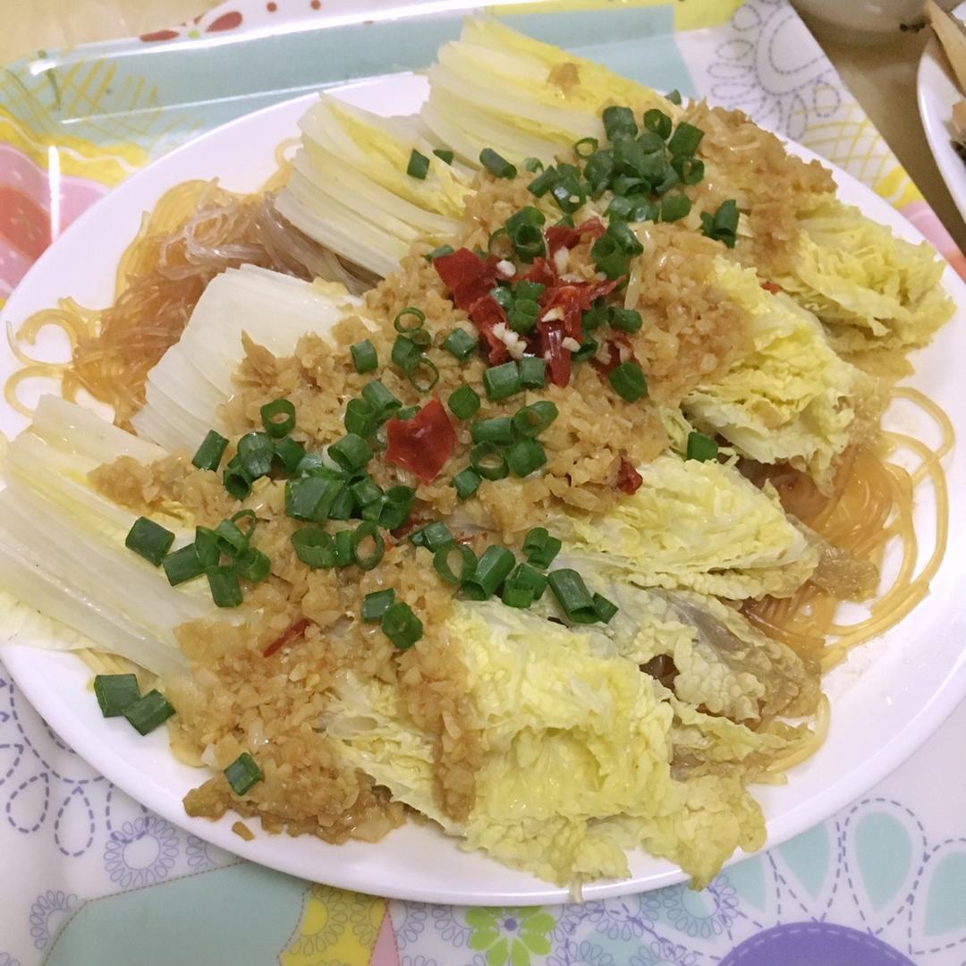 蒜蓉粉丝蒸娃娃菜