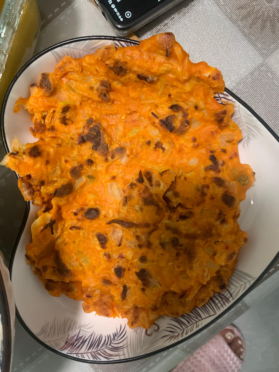 辣白菜饼