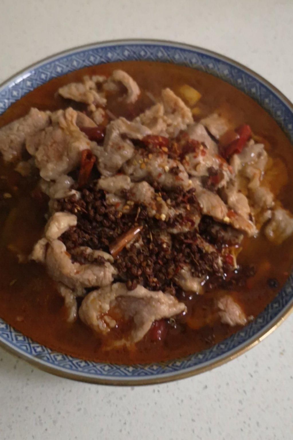 堂妈小厨——水煮肉片