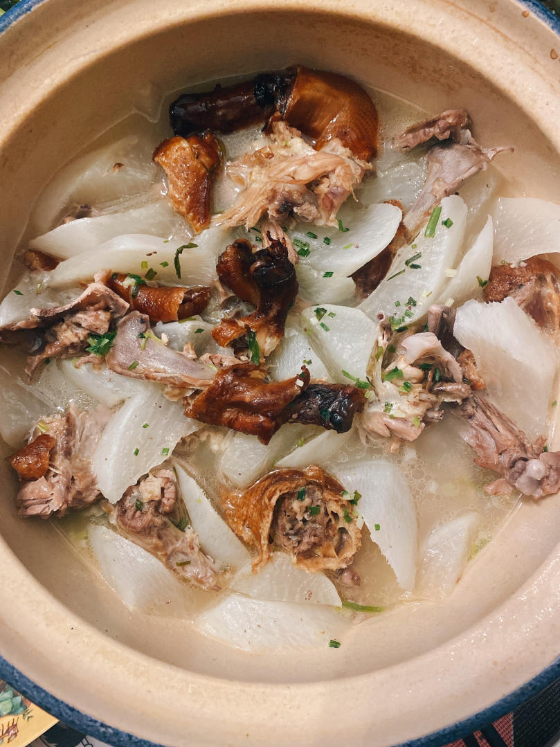 奶白鸭架汤（烤鸭）