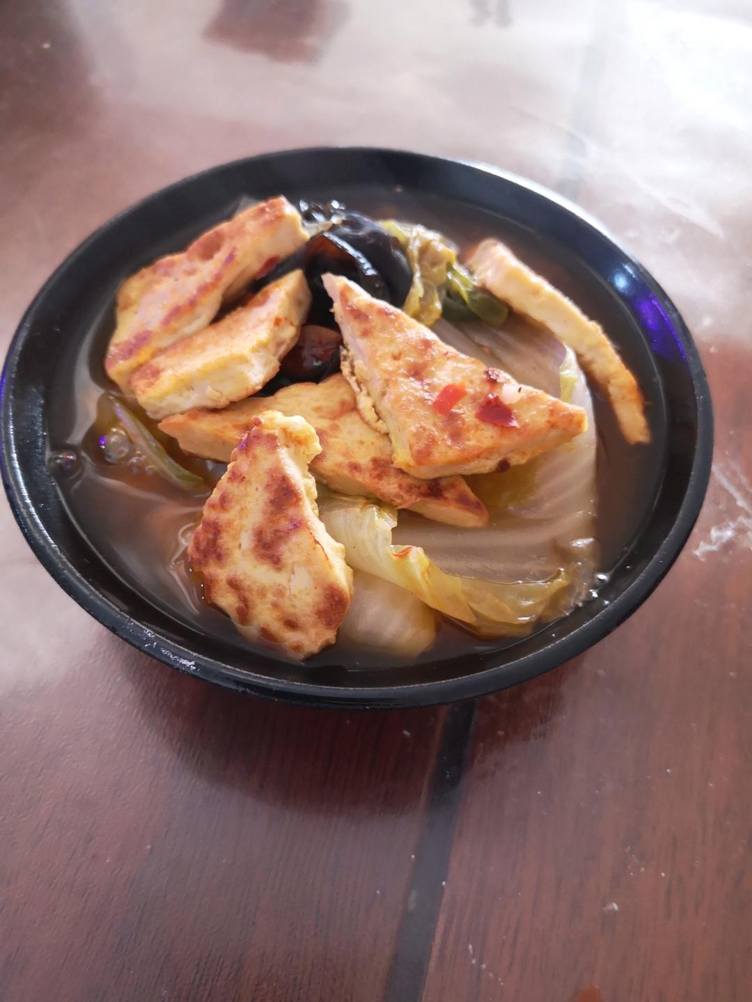 白菜豆腐煲