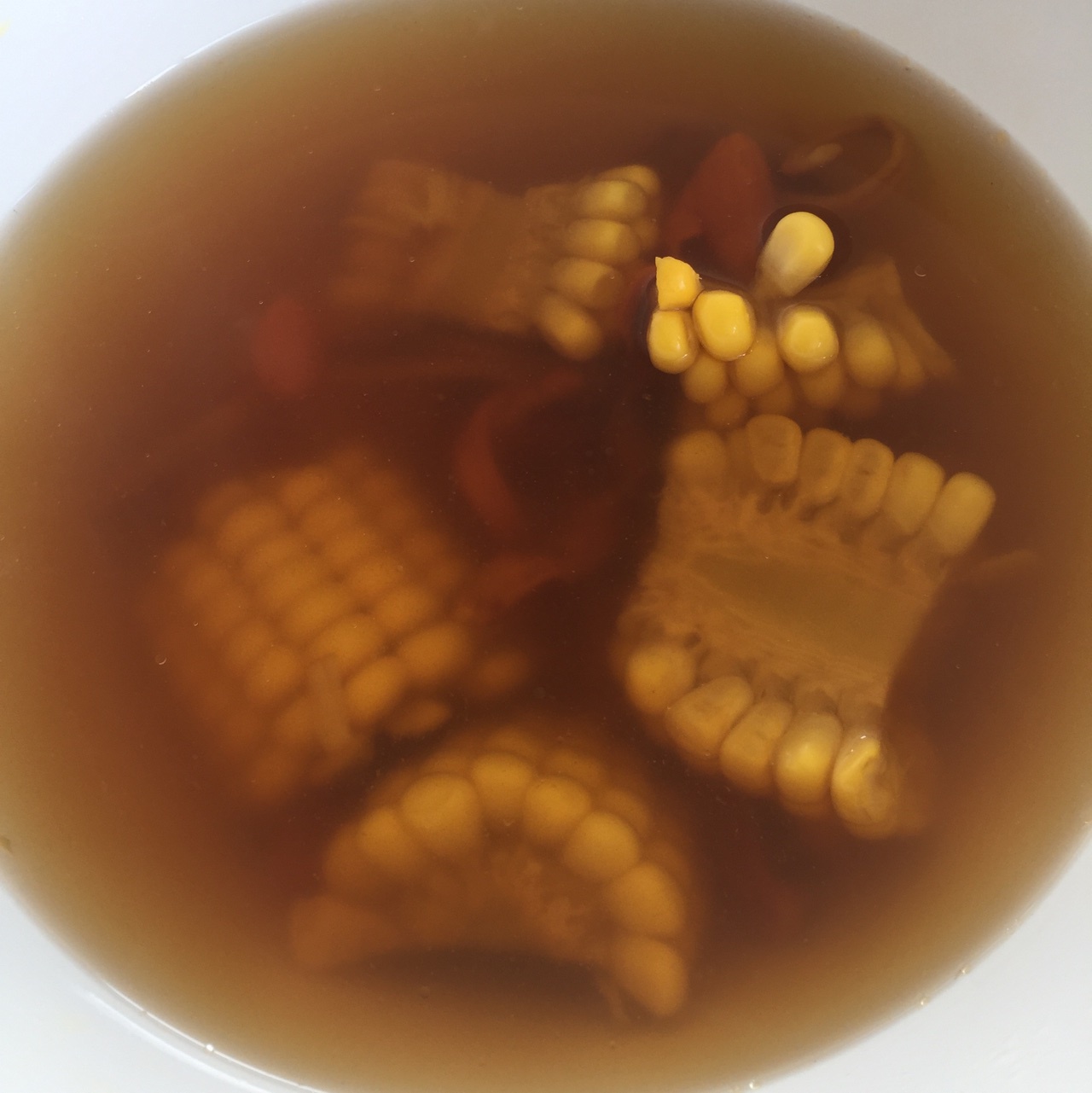 虫草花干贝玉米汤