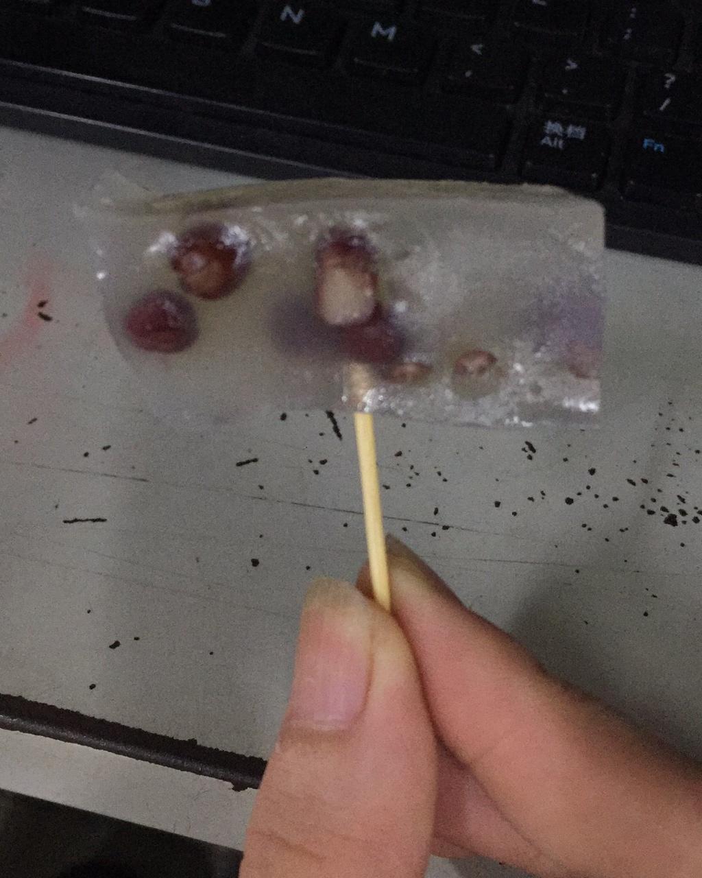 冰晶红豆马蹄糕