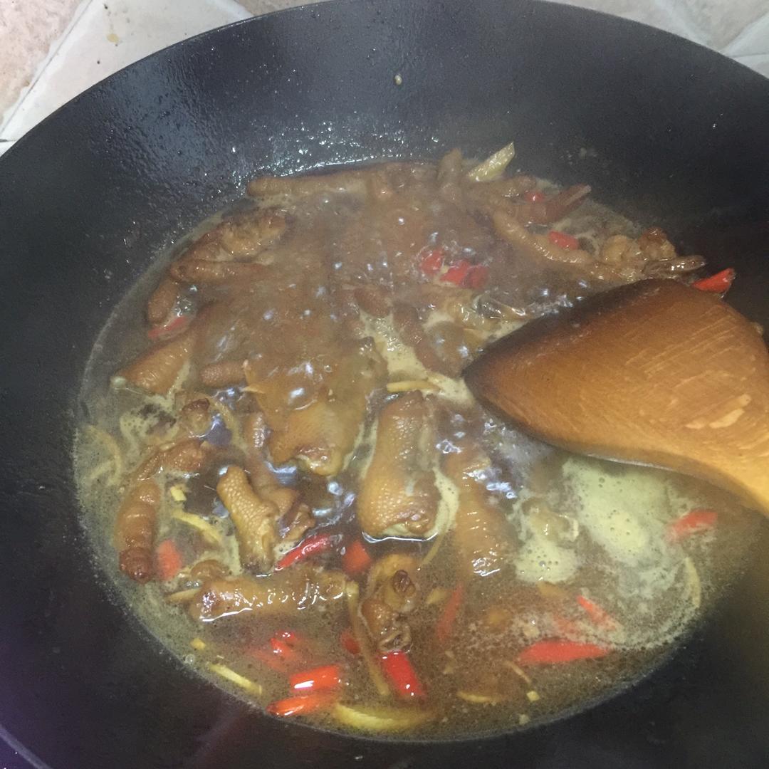 香辣烧鸡爪
