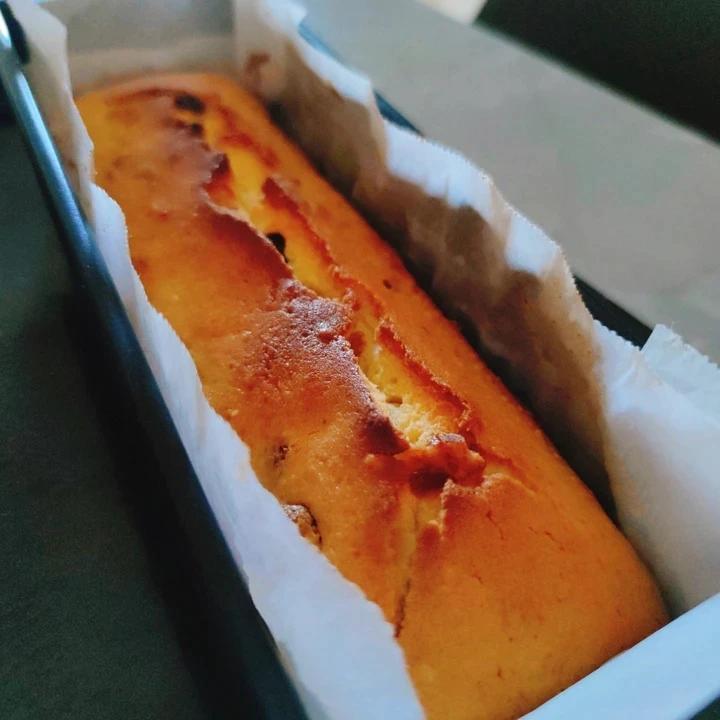 橙香什锦果干磅蛋糕