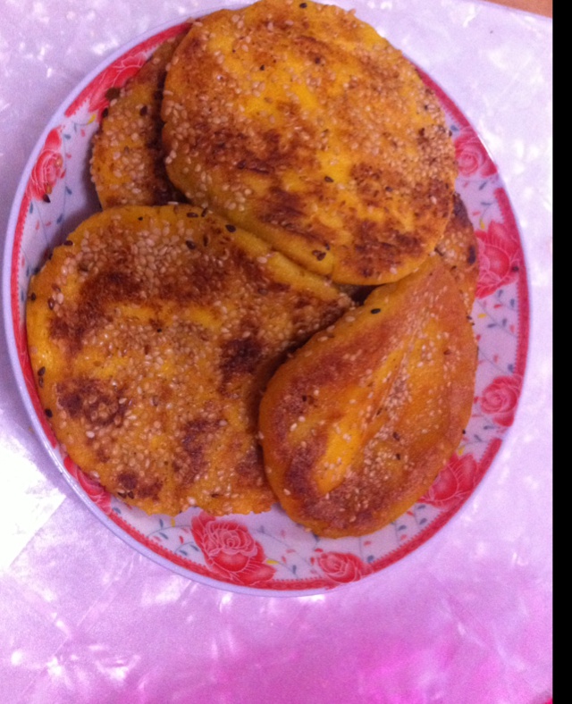 芝麻南瓜饼