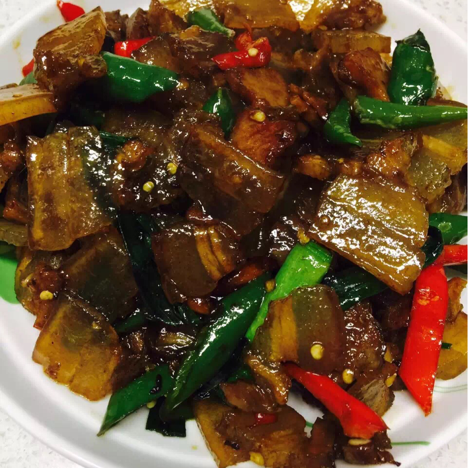 青蒜炒腊肉