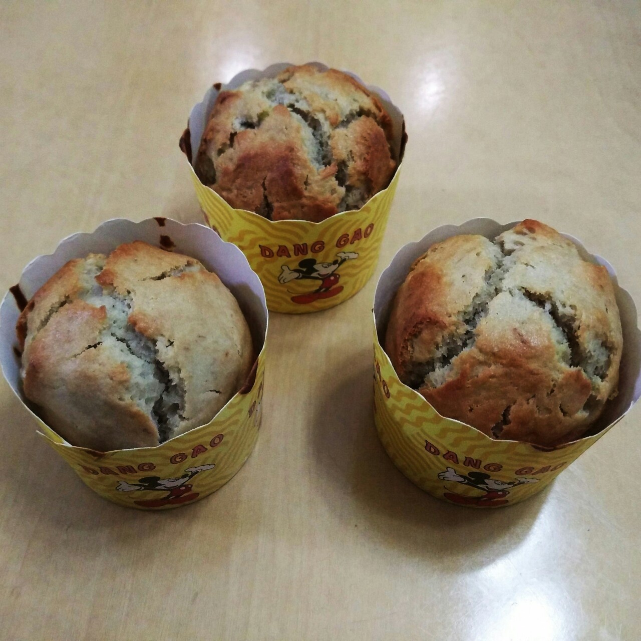 快手香蕉纸杯蛋糕