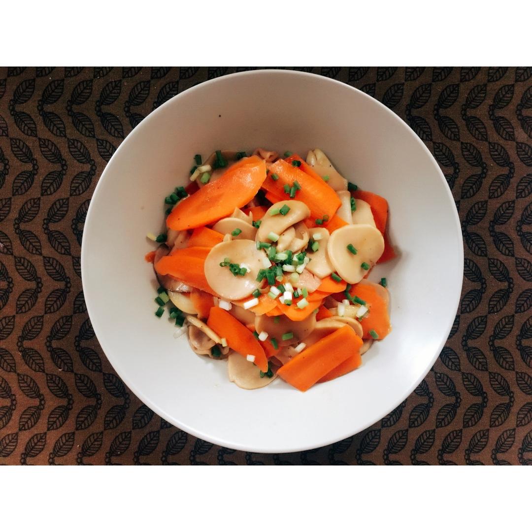 老丁的私房菜-美极杏鲍菇