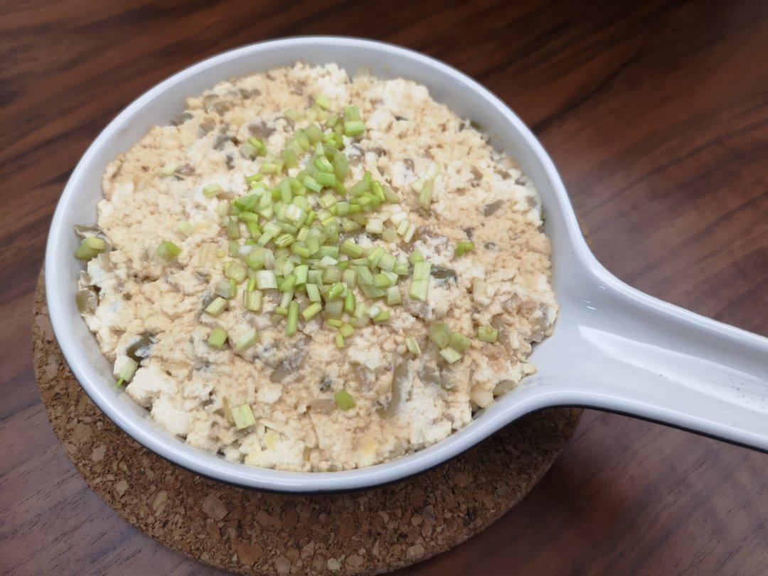 蒸豆腐饼