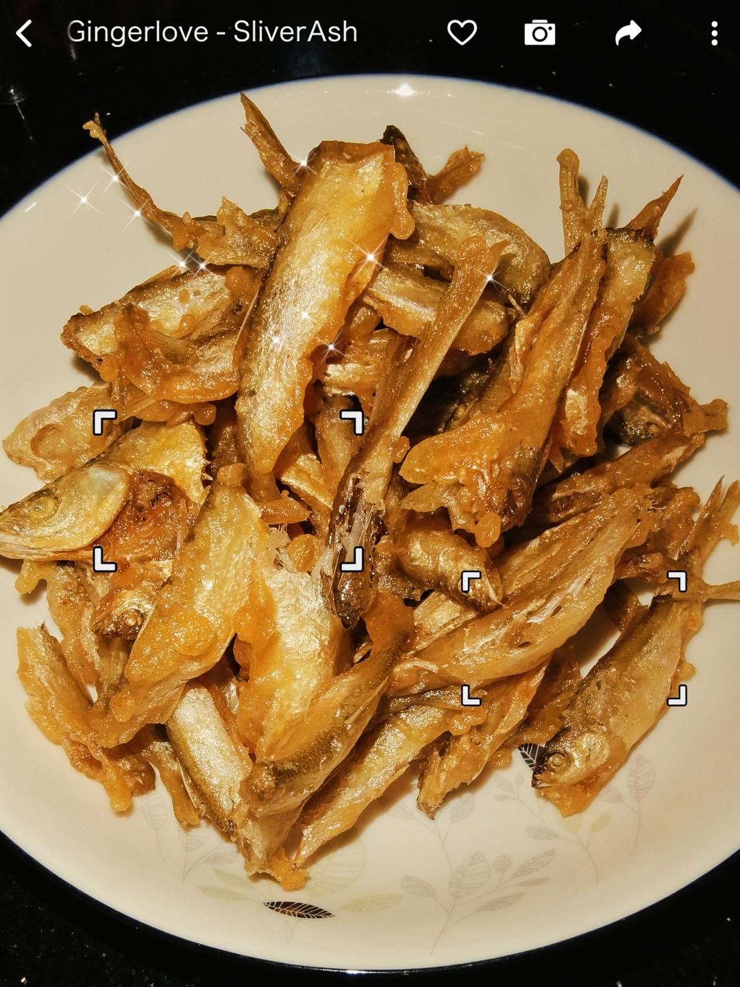 小时候的味道之油炸小鱼仔