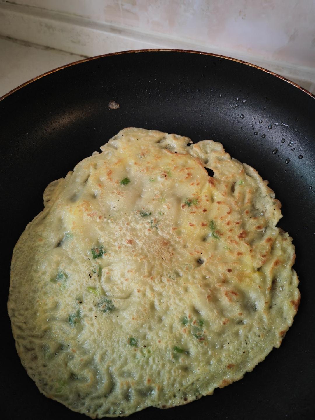 简单快手蔬菜鸡蛋煎饼