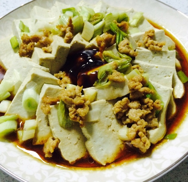 肉末蒸豆腐