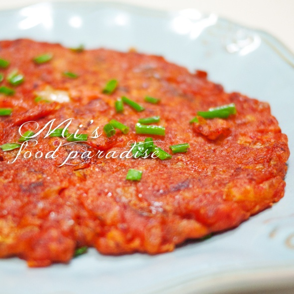 15分钟完成韩式泡菜饼／辣白菜饼