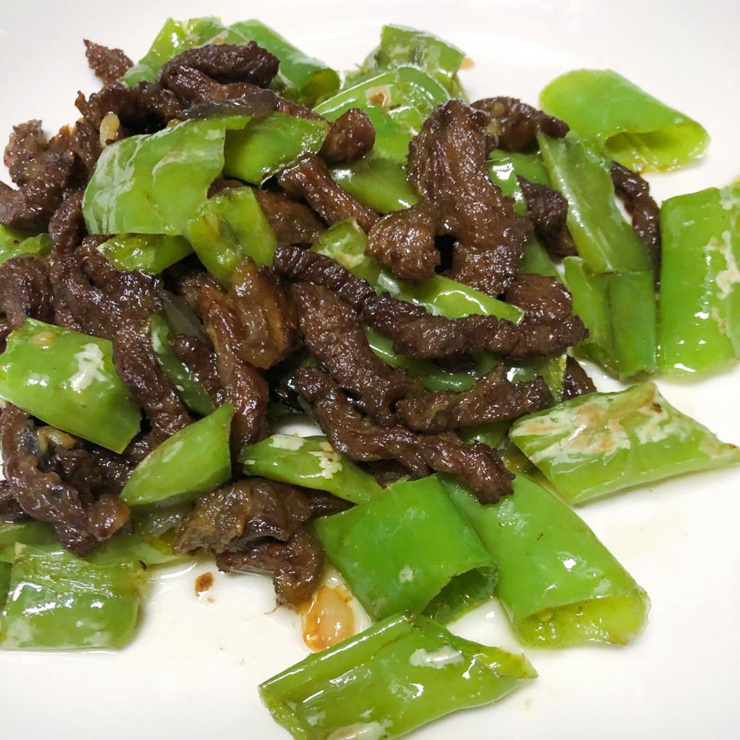 杭椒炒牛柳