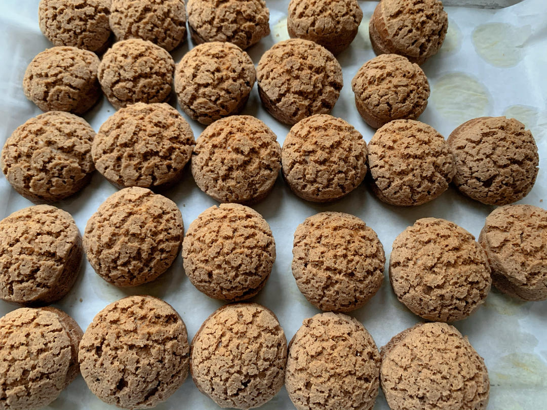 可可酥皮大泡芙——零失败配方分享